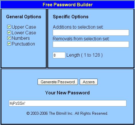 Random Password Generator