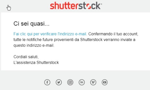 Iscrizione come contributor su Shutterstock, step 4