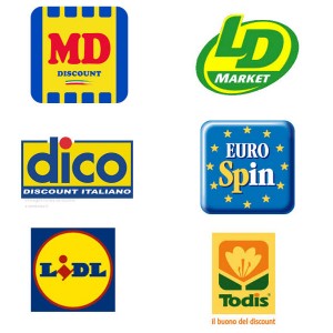 I marchi dei maggiori discount in Italia