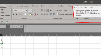 Aggiungere righe vuote in Excel utilizzando la tastiera