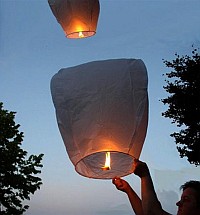 Come fare una lanterna cinese volante - 9 passi