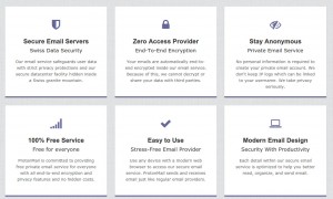 Le principali caratteristiche di Protonmail