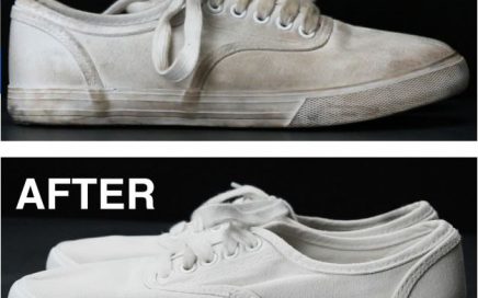 pulire scarpe bianche