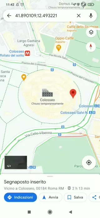 GIF misurazione distanze su Google Maps per Android
