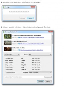 Procedura per scaricare una playlist da Youtube, dal sito ufficiale del programma.