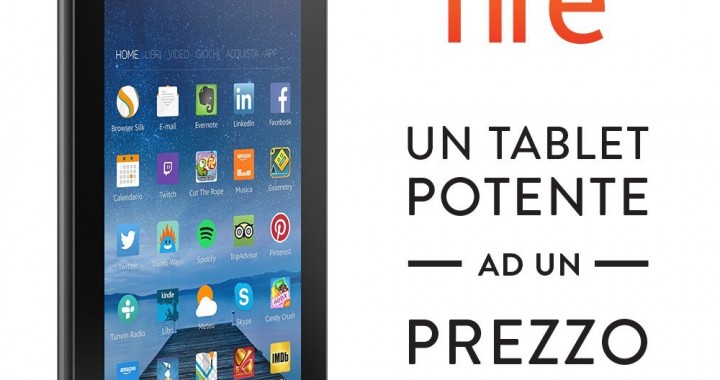 Tablet Amazon Fire a 60 Euro